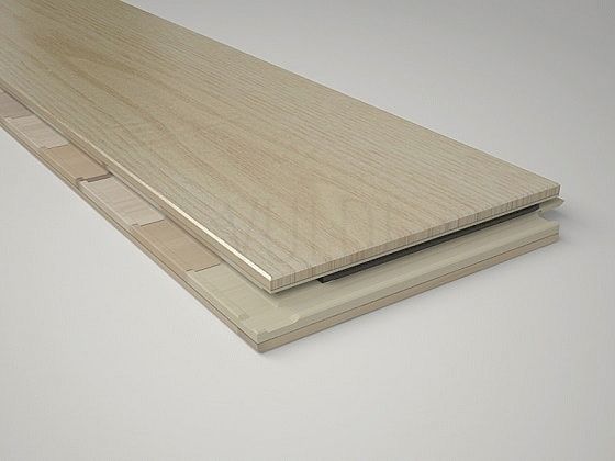3-Layers Engineered Wood Flooring 24 x 112 x 1240 mm White Oak image from VULDI COMPANY